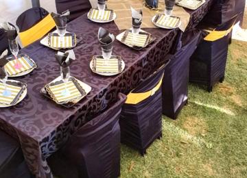 Birthday In Marquee Tent